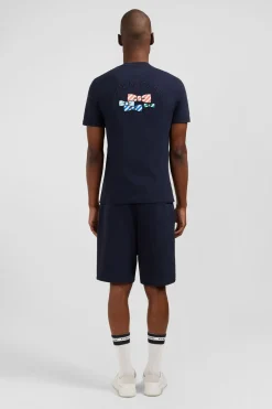 T-Shirt A Manches Courtes Bleu Marine