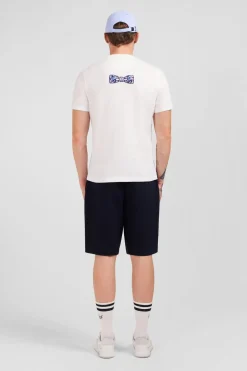 T-Shirt Blanc A Broderies
