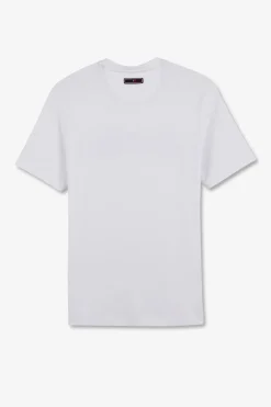 T-Shirt Blanc A Double Inscription Eden Park