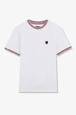 T-Shirt Blanc A Manches Courtes