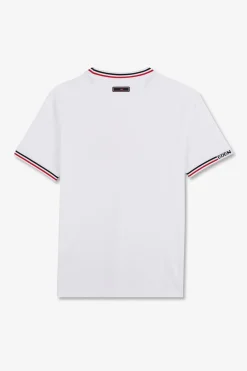T-Shirt Blanc A Manches Courtes