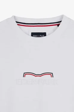 T-Shirt Blanc A Manches Courtes
