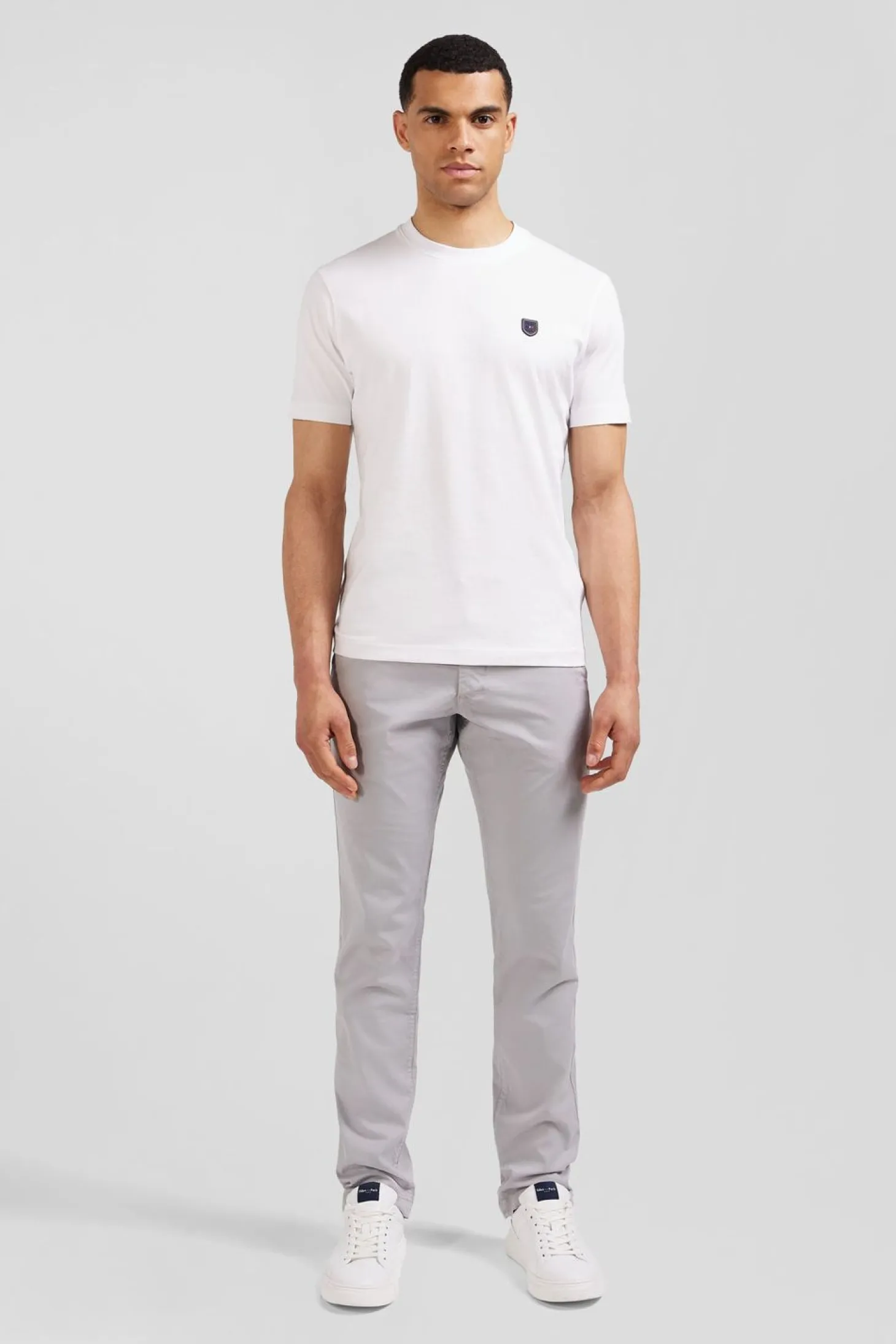 T-Shirt Blanc Avec Broderie Eden Park