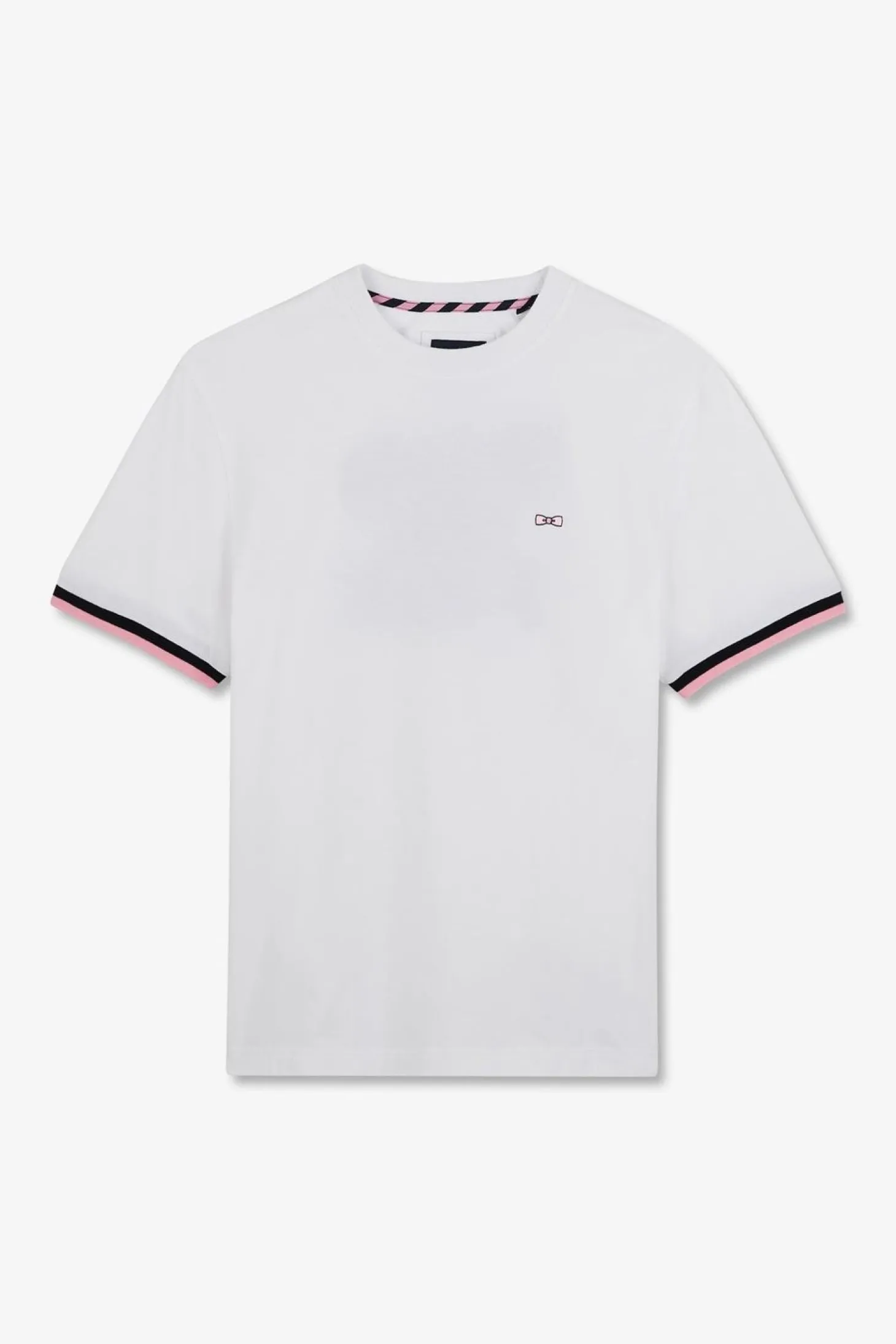 T-Shirt Blanc Brode Eden Park