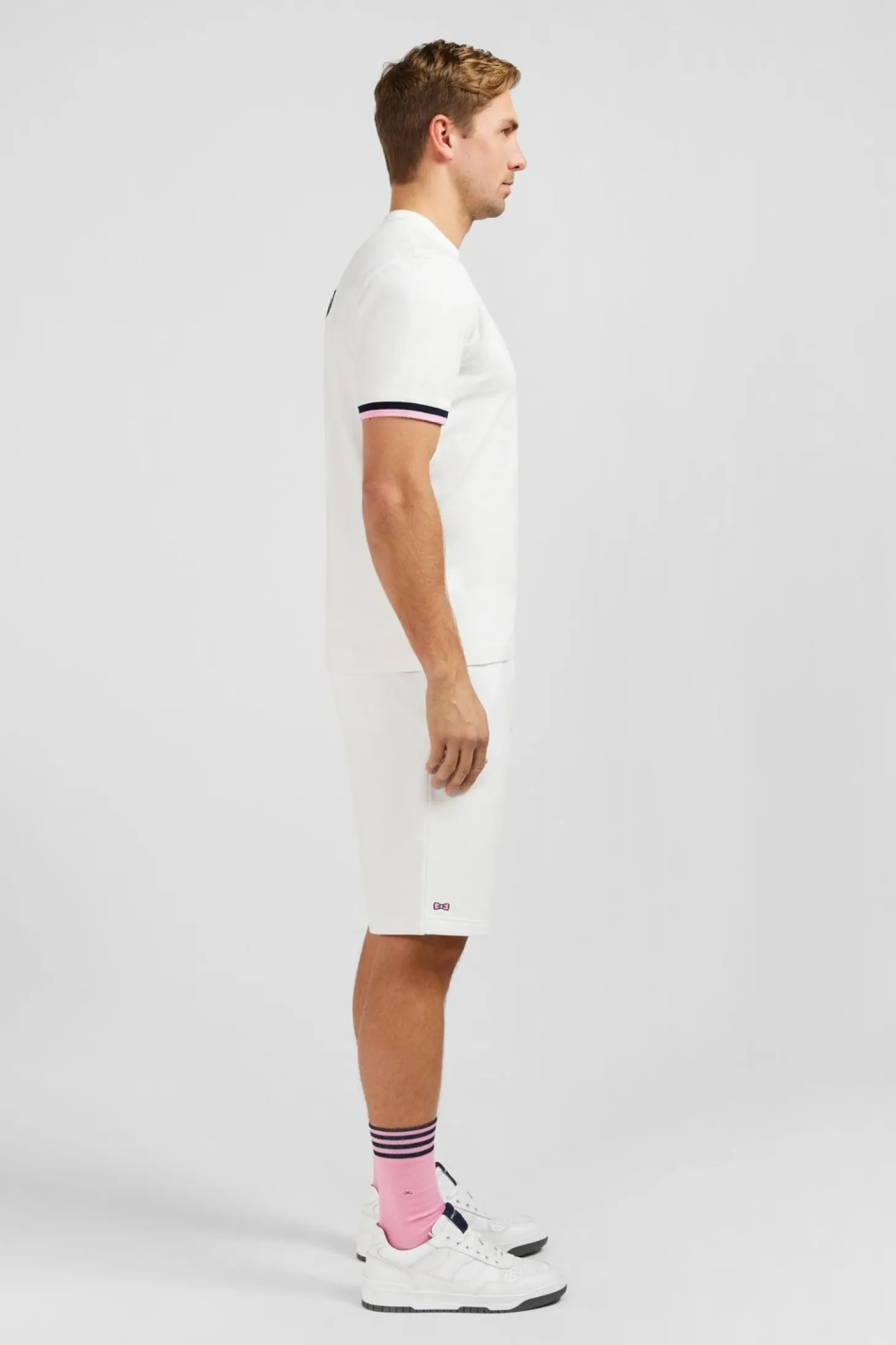T-Shirt Blanc Brode Eden Park