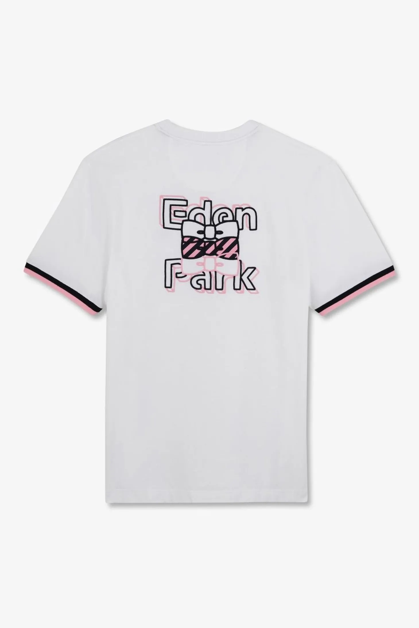 T-Shirt Blanc Brode Eden Park