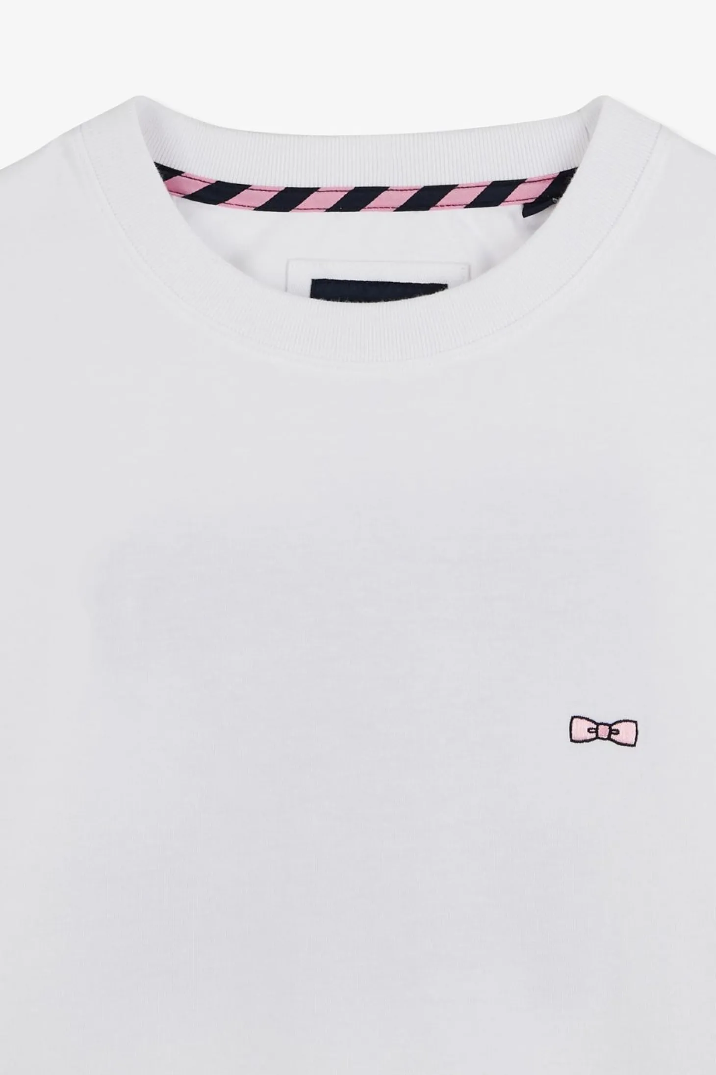 T-Shirt Blanc Brode Eden Park