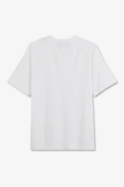 T-Shirt Blanc Uni A Manches Courtes