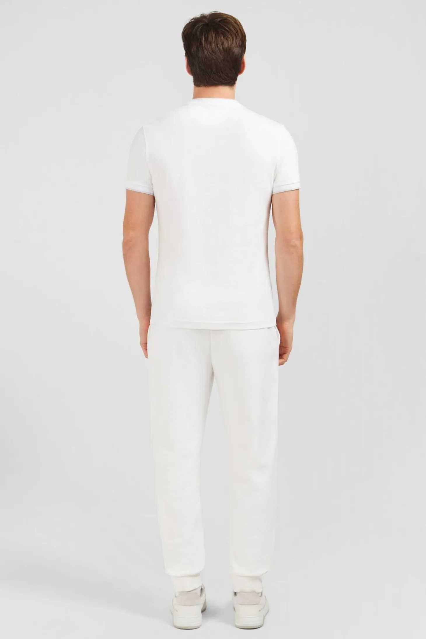 T-Shirt Blanc Uni A Manches Courtes
