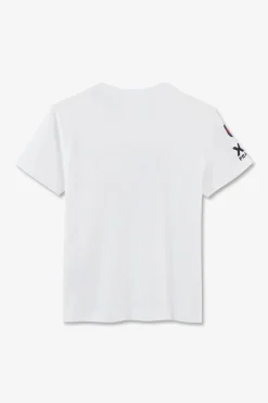 T-Shirt Blanc Xv De France En Jersey Coton