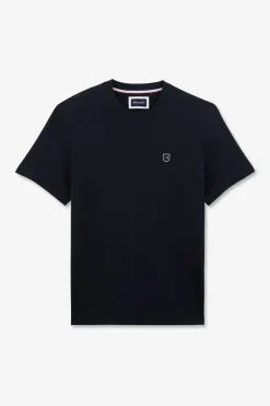 T-Shirt Bleu Avec Broderie Eden Park