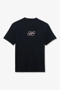 T-Shirt Bleu Avec Broderie Eden Park