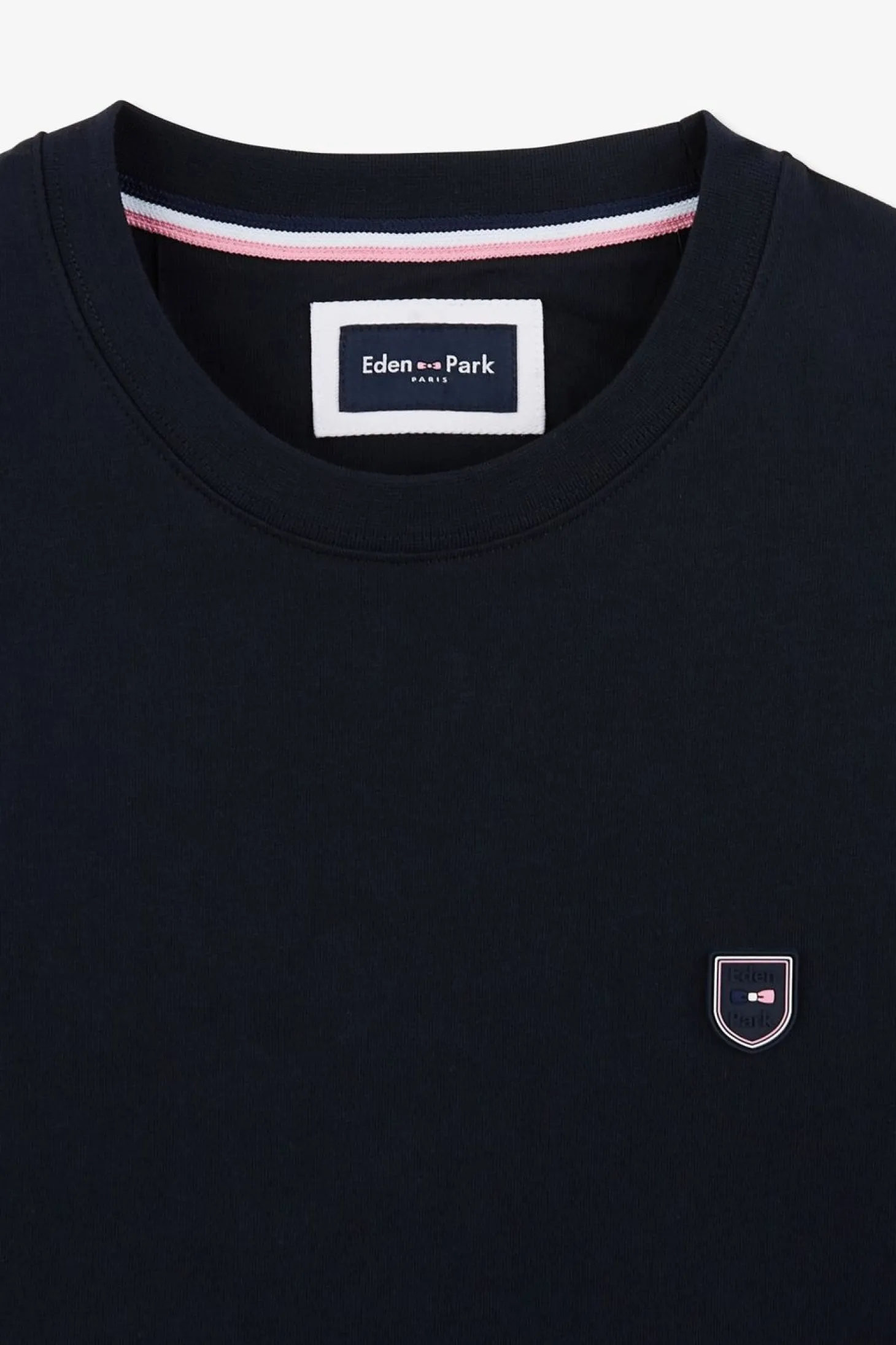 T-Shirt Bleu Avec Broderie Eden Park