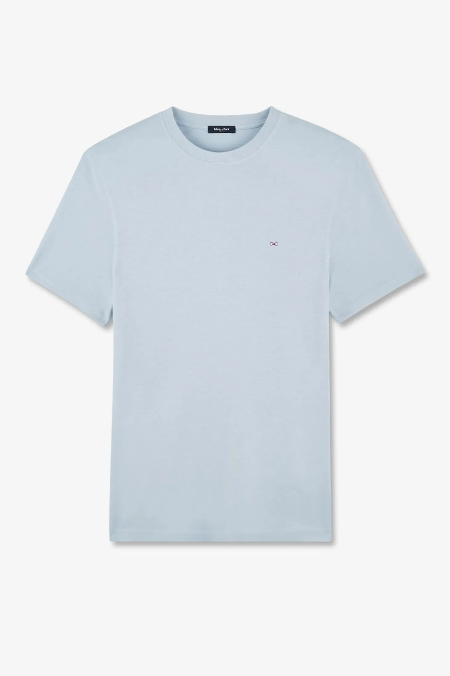T-Shirt Bleu Ciel A Manches Courtes