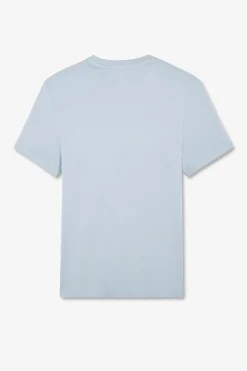 T-Shirt Bleu Ciel A Manches Courtes