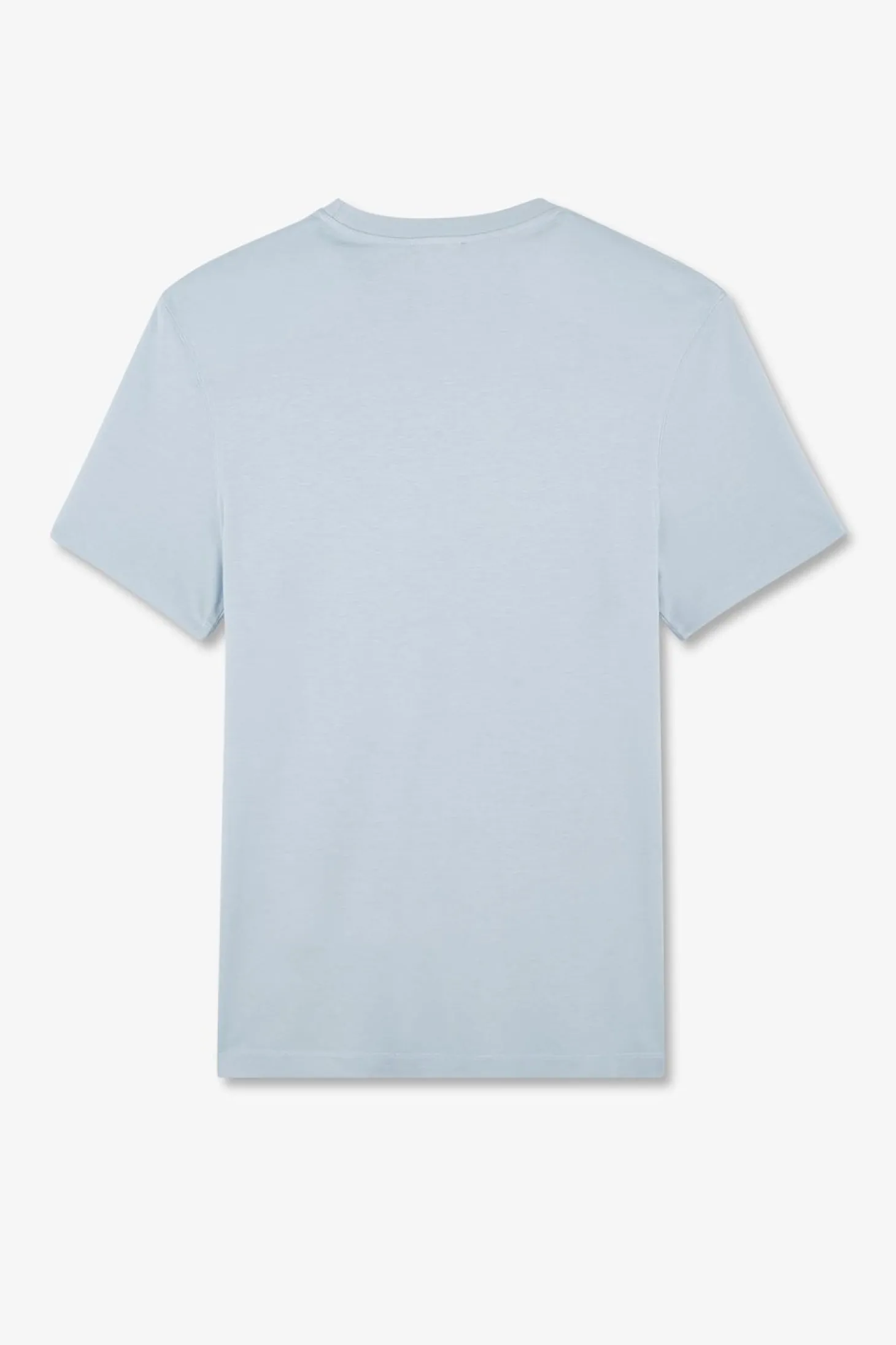 T-Shirt Bleu Ciel A Manches Courtes