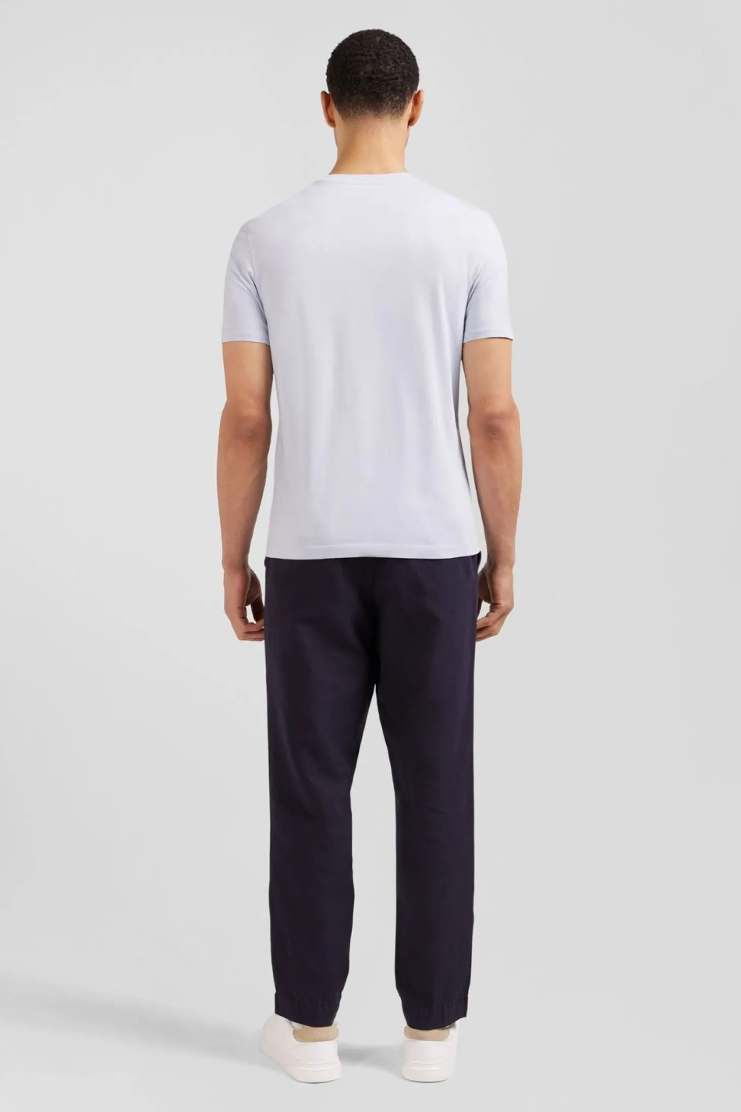 T-Shirt Bleu Ciel A Manches Courtes