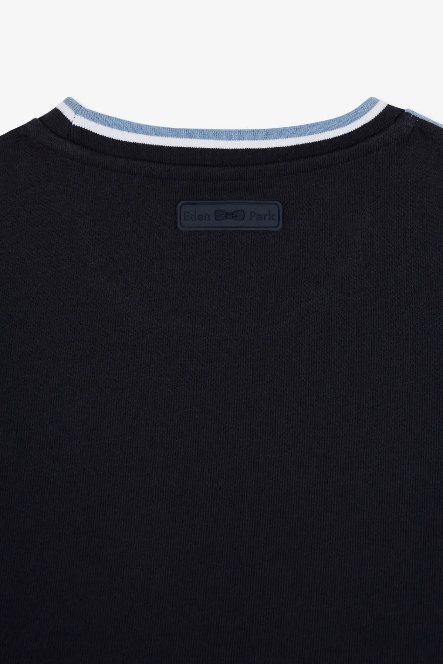 T-Shirt Bleu Colorblock A Manches Courtes