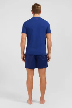 T-Shirt Bleu Imprime Eden Park