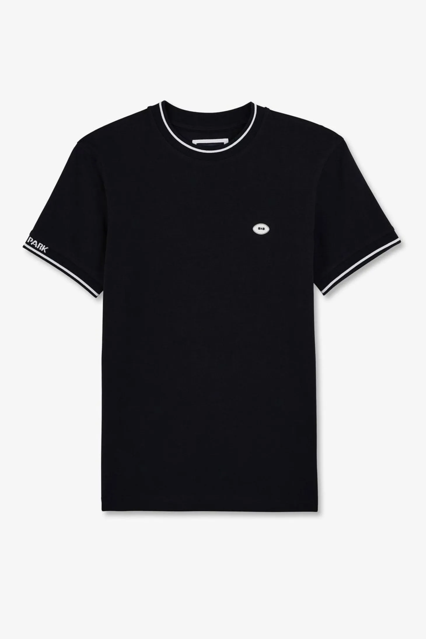 T-Shirt Bleu Marine A Manches Courtes