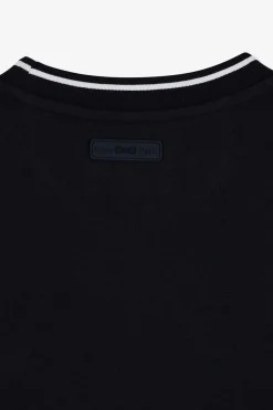 T-Shirt Bleu Marine A Manches Courtes