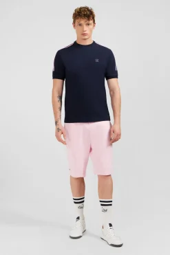 T-Shirt Bleu Marine A Manches Courtes