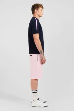 T-Shirt Bleu Marine A Manches Courtes