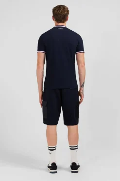 T-Shirt Bleu Marine A Manches Courtes