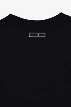 T-Shirt Bleu Marine A Manches Courtes