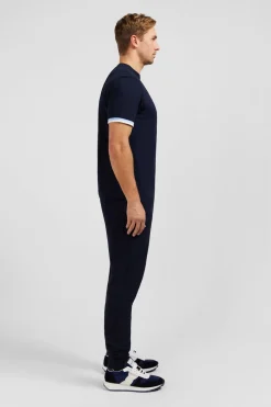 T-Shirt Bleu Marine Brode Eden Park