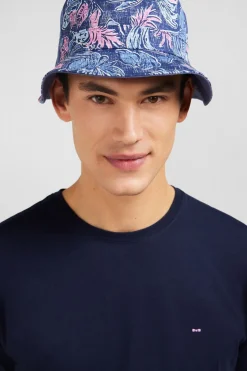 T-Shirt Bleu Marine Col Rond A Manches Courtes