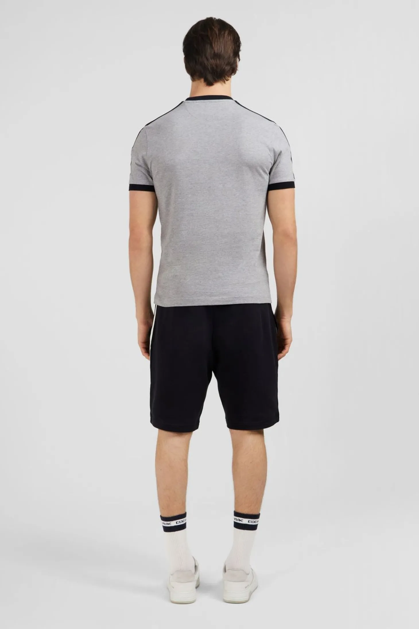 T-Shirt Gris Clair Inscription Eden Park New Zealand
