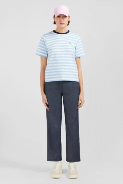 T-Shirt Manches Courtes A Rayures