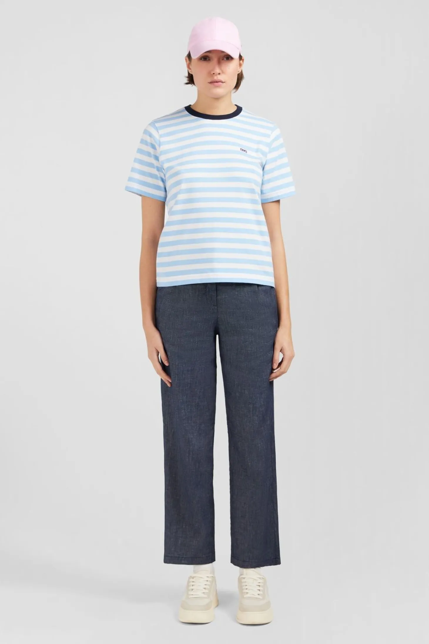 T-Shirt Manches Courtes A Rayures