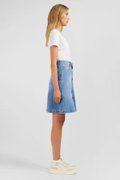 T-Shirt Manches Courtes Blanc En Coton Pima