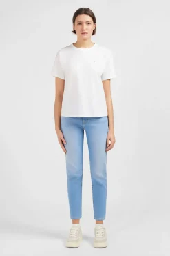 T-Shirt Manches Courtes Blanc Uni