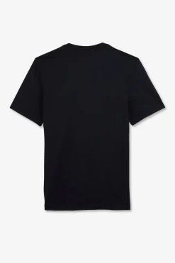 T-Shirt Manches Courtes Bleu Marine Uni