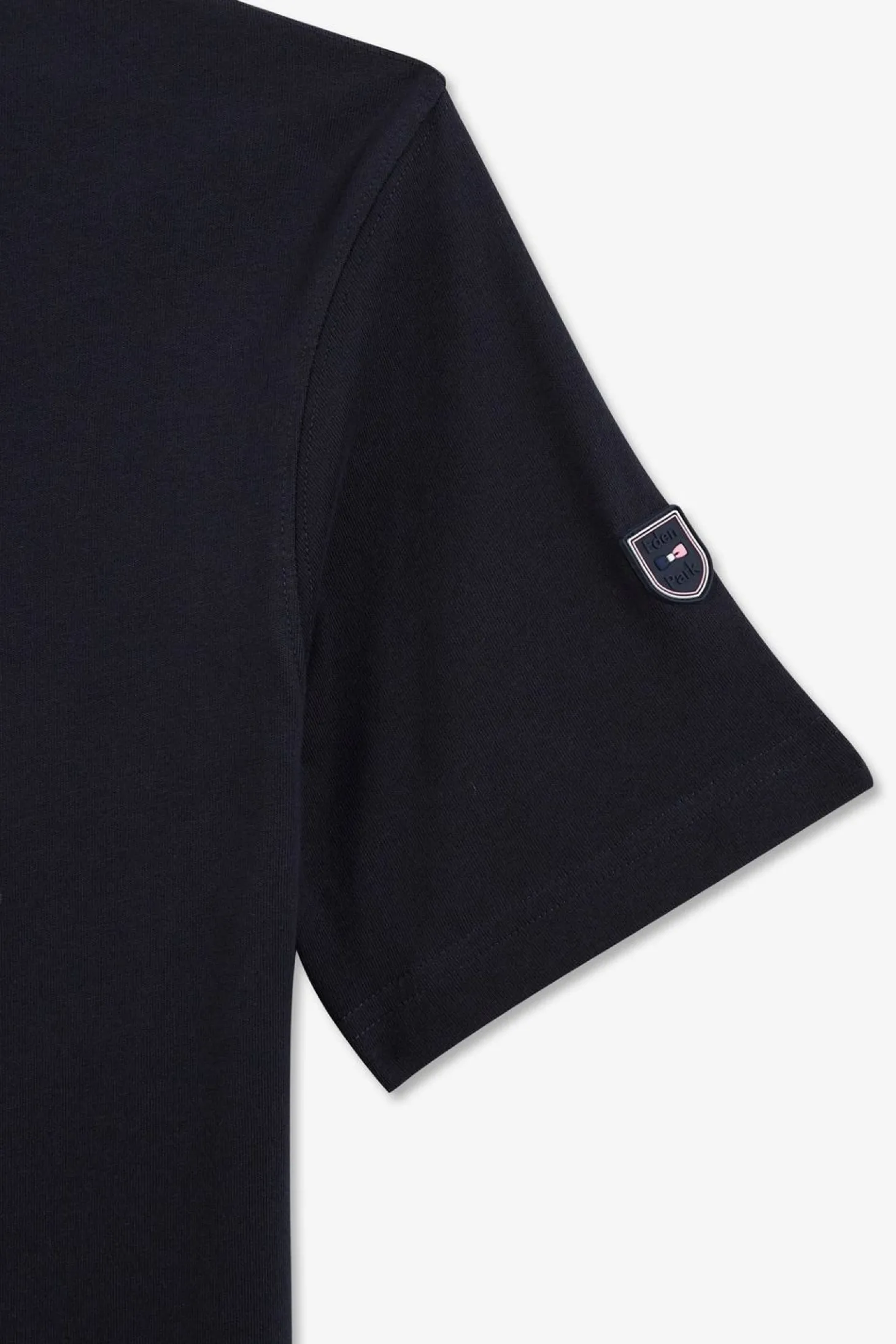 T-Shirt Manches Courtes Bleu Marine Imprime Eden Park