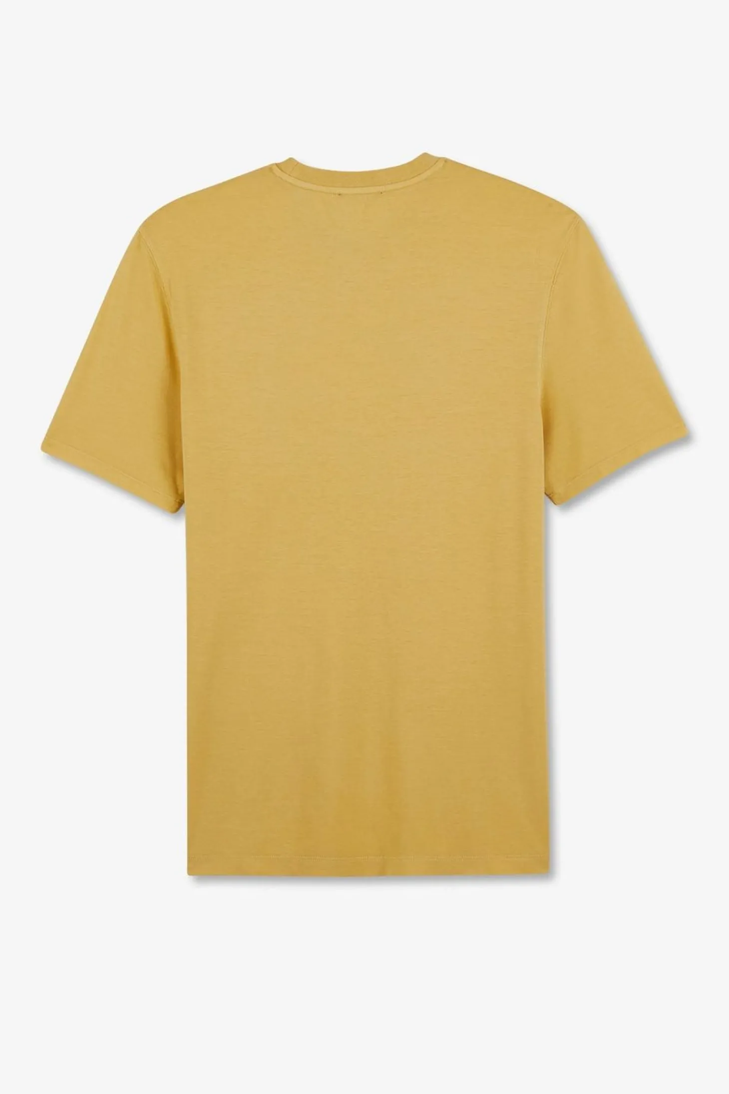 T-Shirt Manches Courtes Jaune Uni
