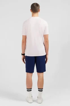 T-Shirt Manches Courtes Rose Uni