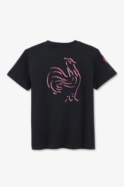 T-Shirt Marine Xv De France En Jersey Coton