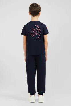 T-Shirt Marine Xv De France En Jersey Coton