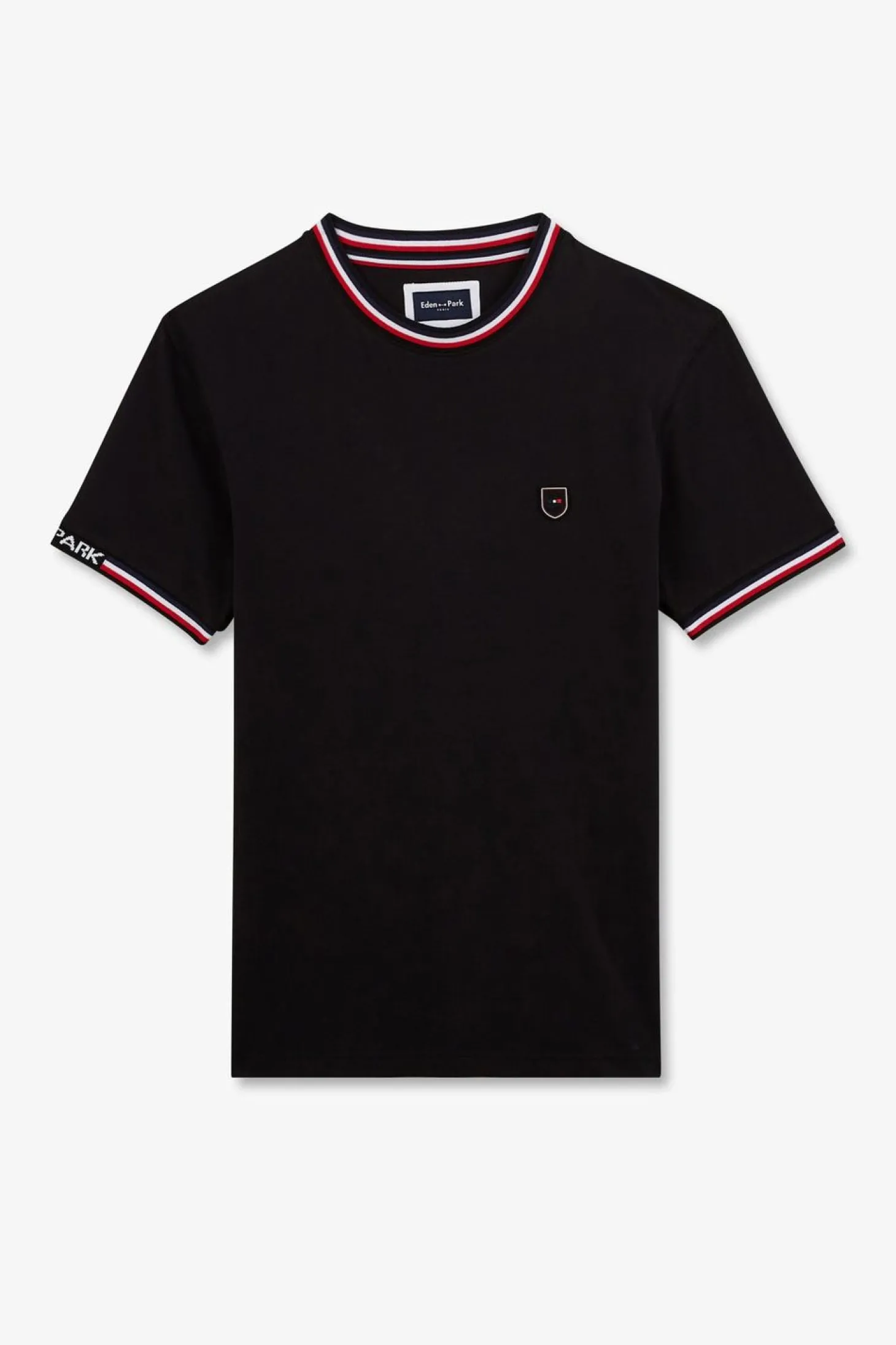 T-Shirt Noir A Manches Courtes