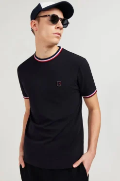 T-Shirt Noir A Manches Courtes