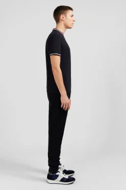 T-Shirt Noir A Manches Courtes