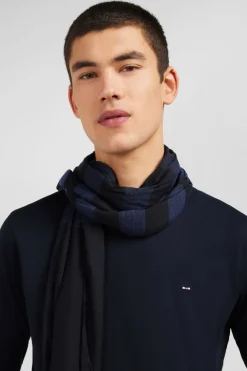 T-Shirt Noir Col Rond A Manches Longues