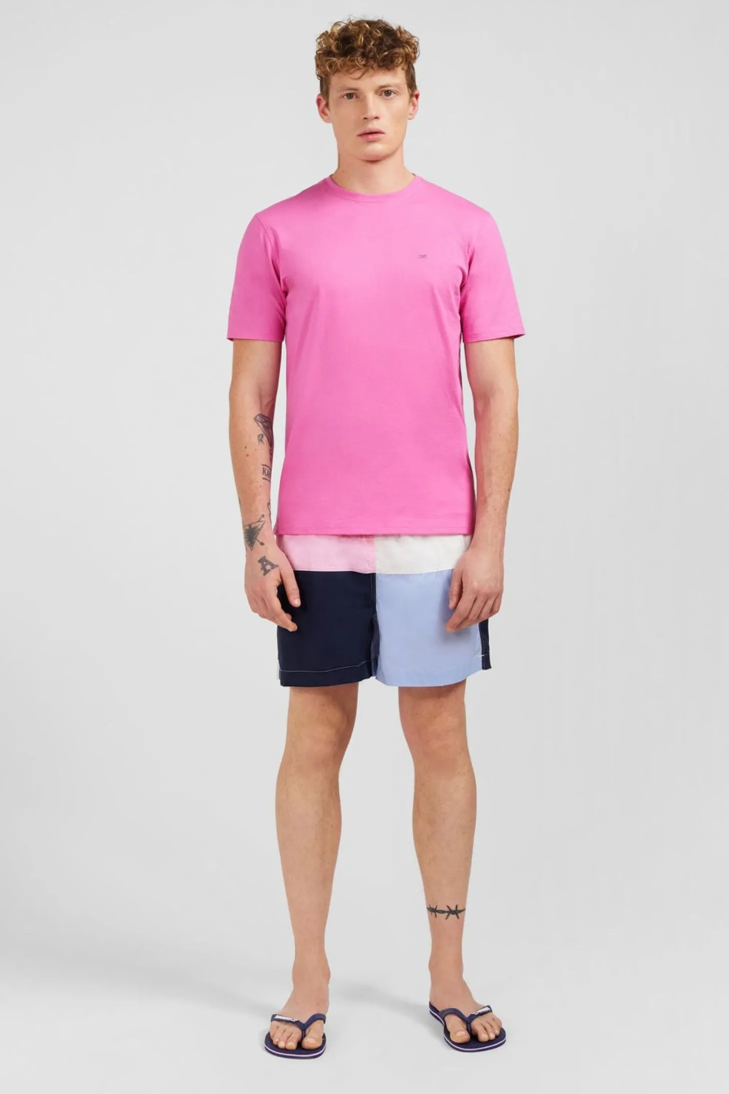 T-Shirt Rose A Manches Courtes