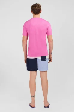 T-Shirt Rose A Manches Courtes