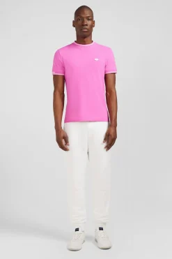 T-Shirt Rose A Manches Courtes