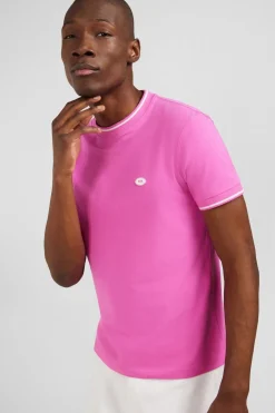 T-Shirt Rose A Manches Courtes